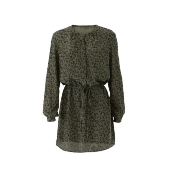 Rails Olive cheetah Hanna dress size Large. - Picture 4 of 9